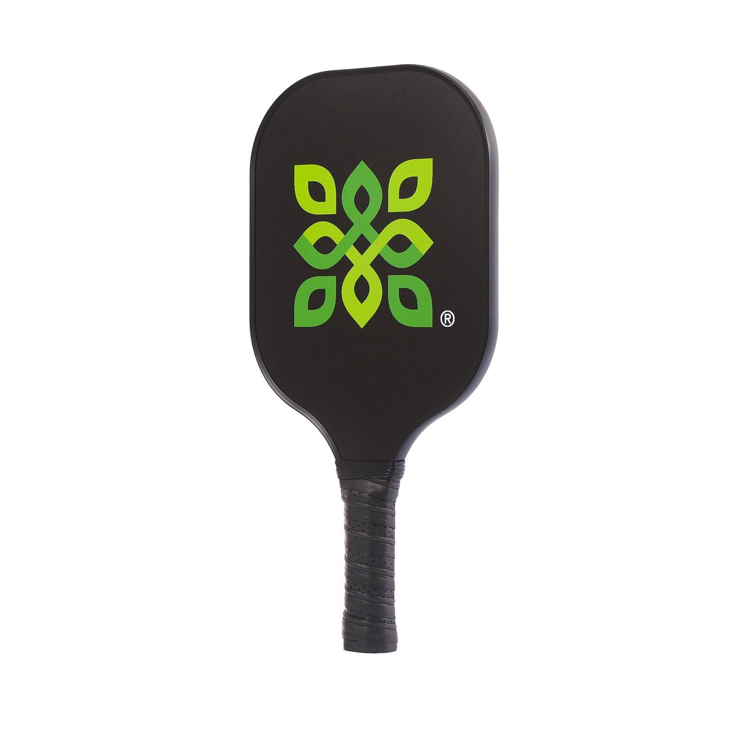 【Glass Fiber】 Single racket (blue green) +2 ball [Bubble bag packaging]